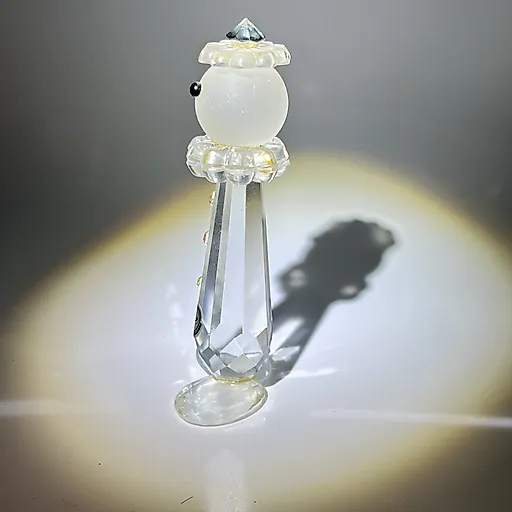 Стеклянная статуэтка "Клоун", Bohemia Crystal, Чехословакия, 1970-1990 гг. - View 3