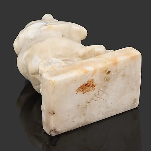 Каменная статуэтка "Медведь на велосипеде" в цирковом стиле, СССР, 1940-1960 гг. - View 4