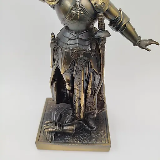 Статуэтка Жанна д'Арк из литого металла, Франция, 2010-е годы - View 6