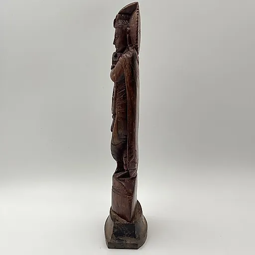 Резная деревянная статуэтка Кришны, Индия, 1970-1990 годы - View 6