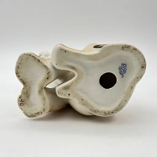 Фарфоровая статуэтка "Львенок сидящий" скульптора Воробьева Б.Я., ЛФЗ, СССР, 1970-1990 гг. - View 5