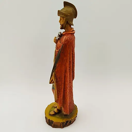 Статуэтка римского легионера из композитного материала с росписью, Италия, 2010-е годы - View 3