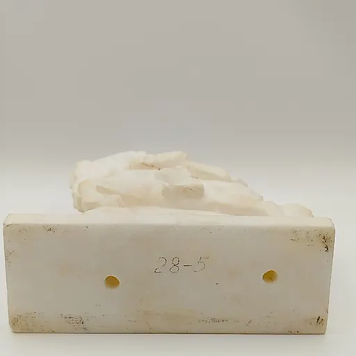 Скульптура "Красноармеец на коне" из ангидрита, резная работа, СССР 1940-1950 гг. - View 7