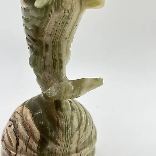 Резная статуэтка 'Рыба в прыжке' из натурального камня, Азия, 2000-е - View 4