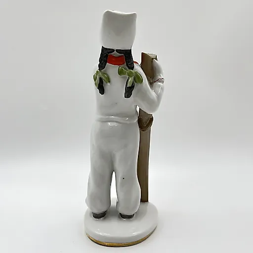 Фарфоровая статуэтка 'Лыжница' ЛФЗ, СССР, 1960-1970 гг. - View 4