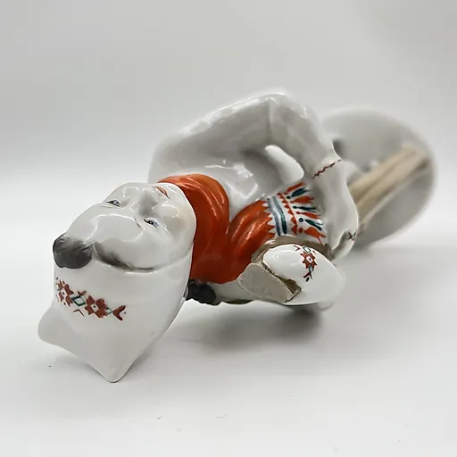 Фарфоровая статуэтка 'Лыжница' ЛФЗ, СССР, 1960-1970 гг. - View 6