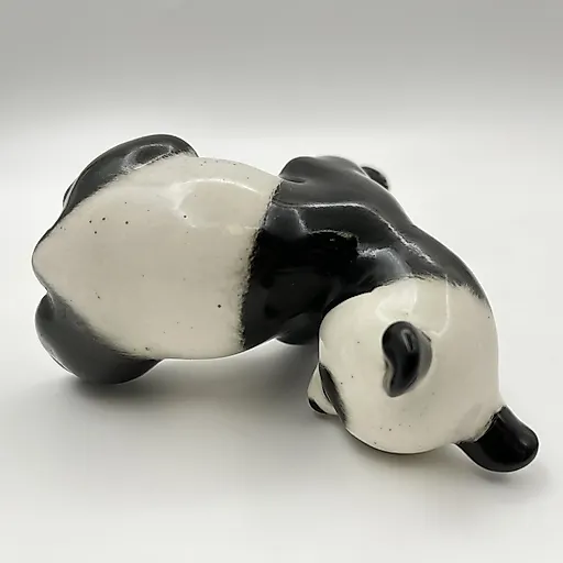 Фарфоровая статуэтка Панда, автор П.П. Веселов, ЛФЗ, СССР 1970-е - View 5