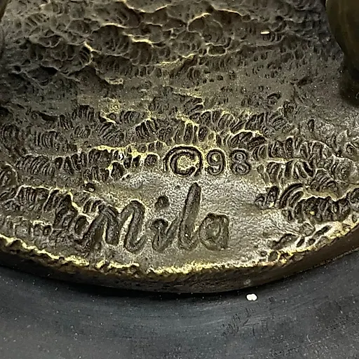 Бронзовая статуэтка "Гольфист" скульптора Мило, начало XX века - View 6