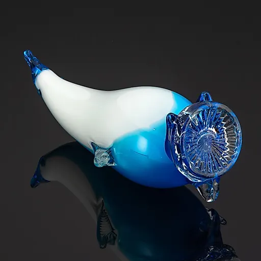 Стеклянная статуэтка "Пингвин" в гутной технике, Европа, конец XX века - View 3