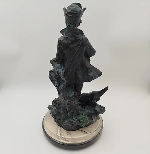 Статуэтка "Охотник" из композитного материала с росписью, Азия, 2010-2015 гг. - View 4