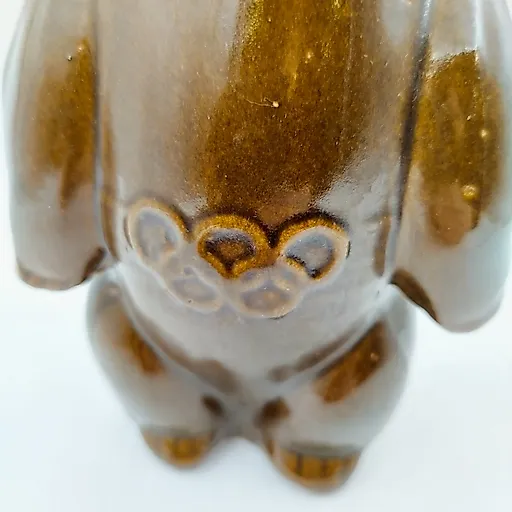 Большая фарфоровая статуэтка Олимпийский мишка авторства Чижикова, СССР 1980 - View 3