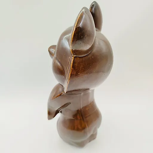 Большая фарфоровая статуэтка Олимпийский мишка авторства Чижикова, СССР 1980 - View 4