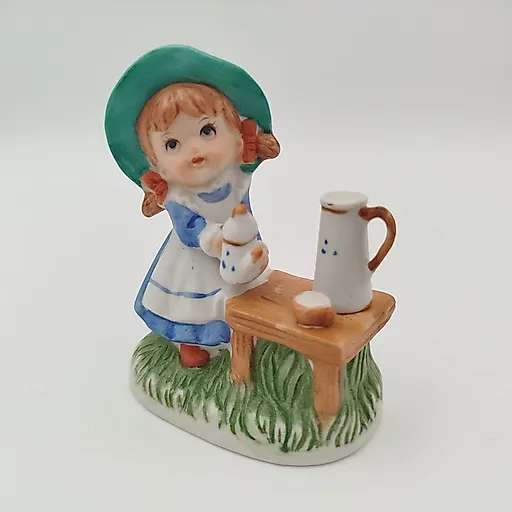 Статуэтка "Чаепитие" из композитного материала с росписью, Азия, 2000-2015 гг. - View 3