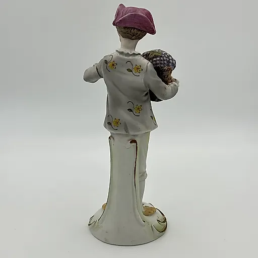 Статуэтка "Сборщик винограда" из композитного материала с росписью, Западная Европа, 1960-1980 гг. - View 2