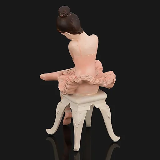 Статуэтка "Балерина в розовой пачке", композитный материал, роспись, Европа, 2000-2015 гг. - View 2