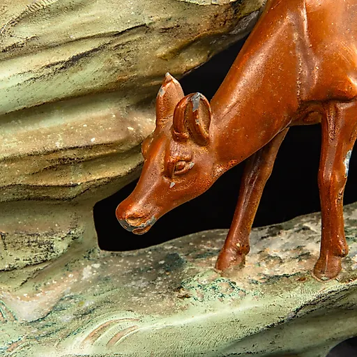 Бронзовая скульптура «Серны Лимузена» в стиле Ар-деко, Франция, 1920-1940 гг. - View 6