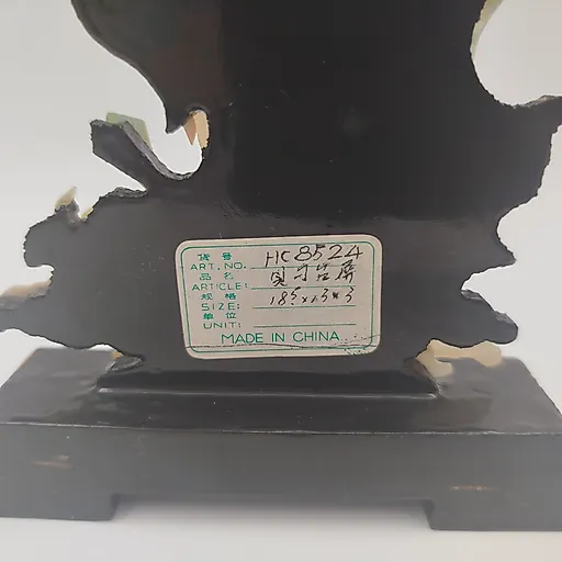 Статуэтка "Богиня Луны Чанъэ с зайцем" из папье-маше с перламутром, Китай, XX век - View 5