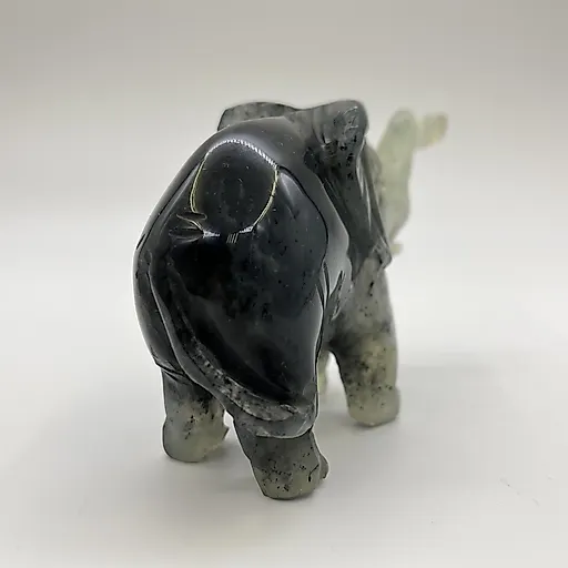 Статуэтка слона из поделочного камня, Азия, 2000-е годы - View 3