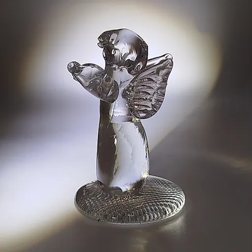 Хрустальный ангел ручной работы, гутная техника, Россия, конец XX - начало XXI века - View 4