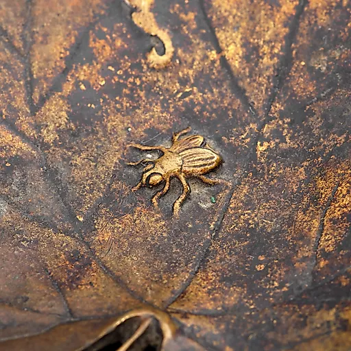 Латунная статуэтка-визитница "Птица на ветке" авторства J. Martens, Западная Европа, 1920-1950 гг. - View 3