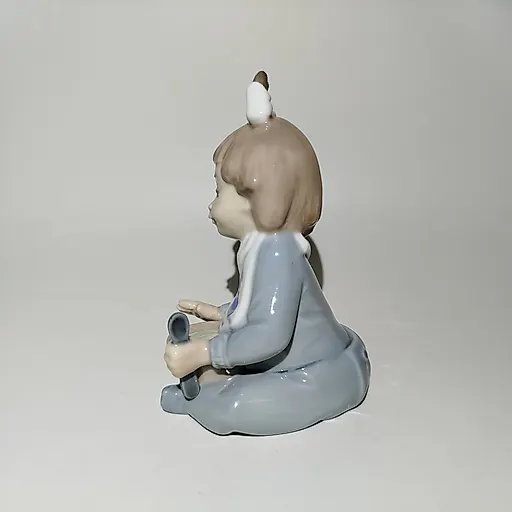 Фарфоровая статуэтка "Девочка с тарелкой", NAO Porcelain, Испания, 1988-2000 гг. - View 3