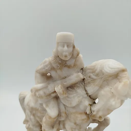 Статуэтка "Партизан" из ангидрита, СССР, 1950-1970 гг. - View 2