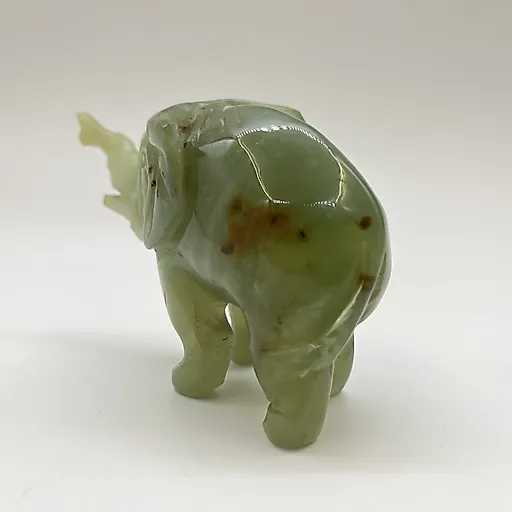 Статуэтка слона из поделочного камня, азиатская работа, 2000-2010 гг. - View 3