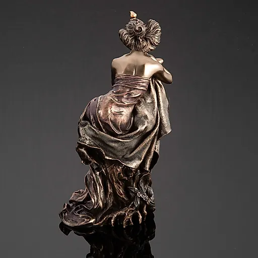 Статуэтка 'Дама' в стиле Альфонса Мухи из полистоуна, Veronese, Тайвань - View 2