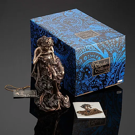 Статуэтка 'Дама' в стиле Альфонса Мухи из полистоуна, Veronese, Тайвань - View 4