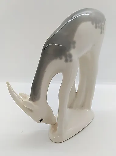 Фарфоровая статуэтка "Косуля" ЛЗФИ, СССР, 1950-е годы - View 2