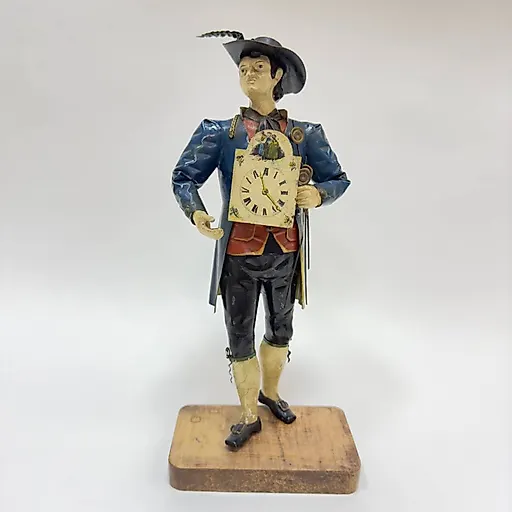 Бронзовая статуэтка часовщика, Франция, конец XIX века - View 2