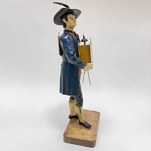 Бронзовая статуэтка часовщика, Франция, конец XIX века - View 3