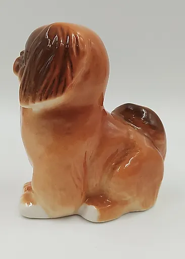 Фарфоровая статуэтка «Пекинес» скульптора Веселова, ЛФЗ, СССР, 1970-1990-е - View 2