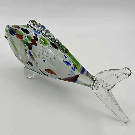 Стеклянная скульптура "Рыбка" в гутной технике, Мурано, Италия, 1970-1990 гг. - View 2