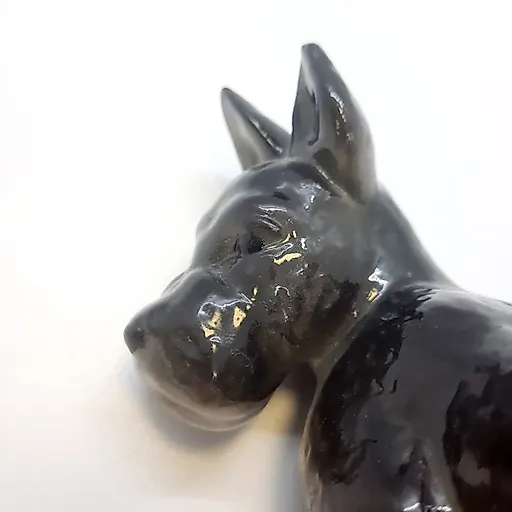 Фарфоровая статуэтка Скотч-терьер, скульптор Веселов, ЛФЗ СССР 1970-1991 - View 5