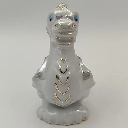 Фарфоровая статуэтка «Дракон» с аэрографией и люстром, ДФЗ Вербилки, СССР - View 3