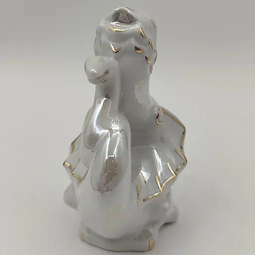 Фарфоровая статуэтка «Дракон» с аэрографией и люстром, ДФЗ Вербилки, СССР - View 4