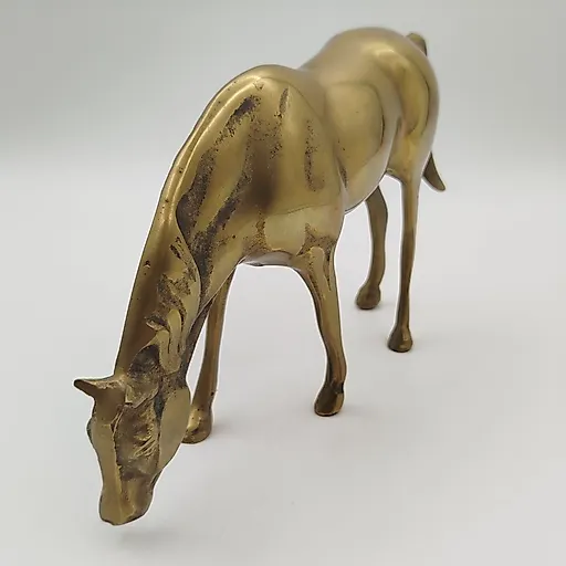 Латунная статуэтка «Лошадь», литьё, Индия, 1980-1990-е годы - View 2