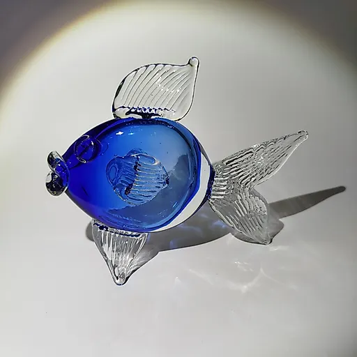 Стеклянная статуэтка "Рыбка" в гутной технике, Россия, 2000-е - View 3