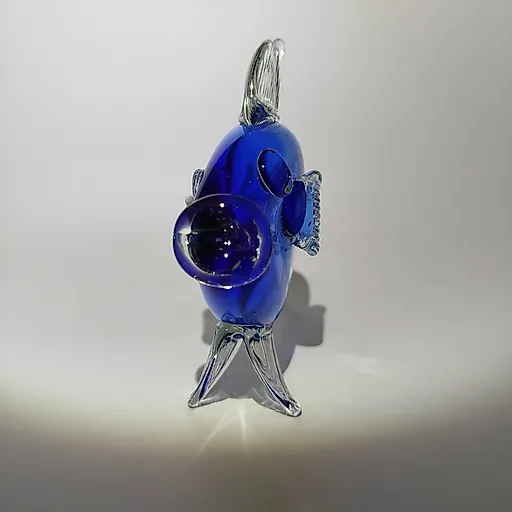 Стеклянная статуэтка "Рыбка" в гутной технике, Россия, 2000-е - View 4