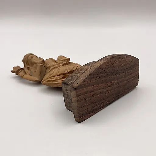 Резная деревянная статуэтка богини Лакшми, Индия, 1990-2000 гг. - View 5