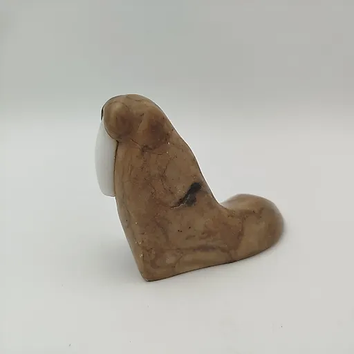 Каменная статуэтка "Морж", резьба, СССР, 1960-1990 гг. - View 2