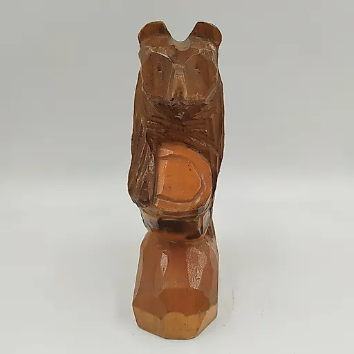 Резная деревянная статуэтка "Медведь", СССР, 1970-1990 гг. - View 4