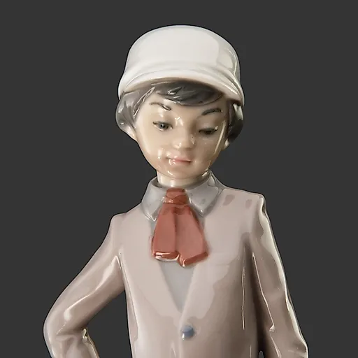 Фарфоровая статуэтка "Мальчик с собакой" скульптора Хосе Роига, NAO Porcelain, Испания, 1983 год - View 2