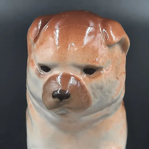 Фарфоровая статуэтка собаки породы чау-чау, скульптор П.П. Веселов, ЛФЗ, СССР, 1970-1990-е годы - View 5