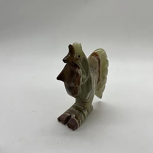 Резная статуэтка петуха из натурального камня, азиатская работа конца XX века - View 3