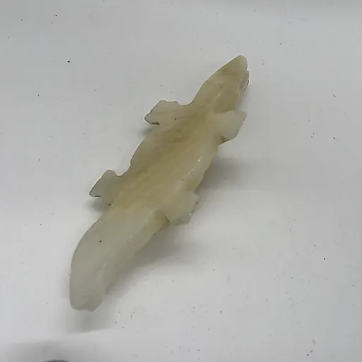 Резная статуэтка крокодила из натурального камня, Азия, конец XX века - View 4