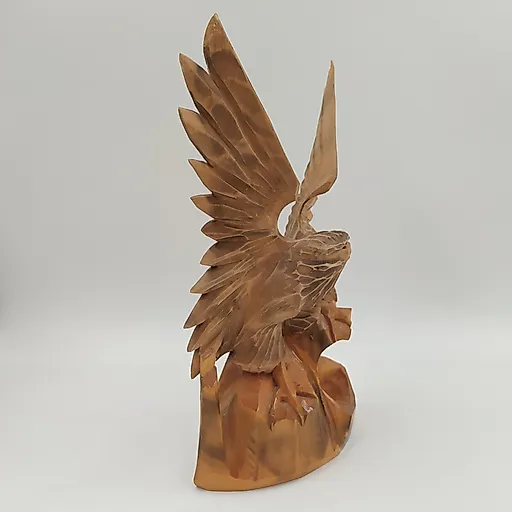 Резная деревянная статуэтка Орёл, СССР, 1970-1990 гг. - View 2