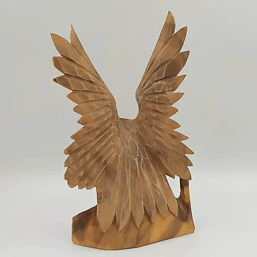 Резная деревянная статуэтка Орёл, СССР, 1970-1990 гг. - View 5