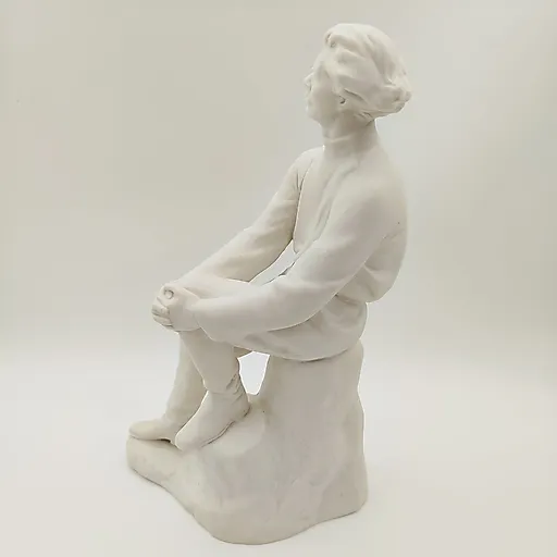 Фарфоровая статуэтка Максима Горького авторства В.Г. Стамова, ЛФЗ, СССР, 1950-1960 гг. - View 4